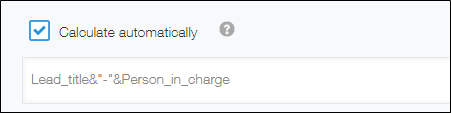 Screenshot: A formula for concatenating two strings is entered